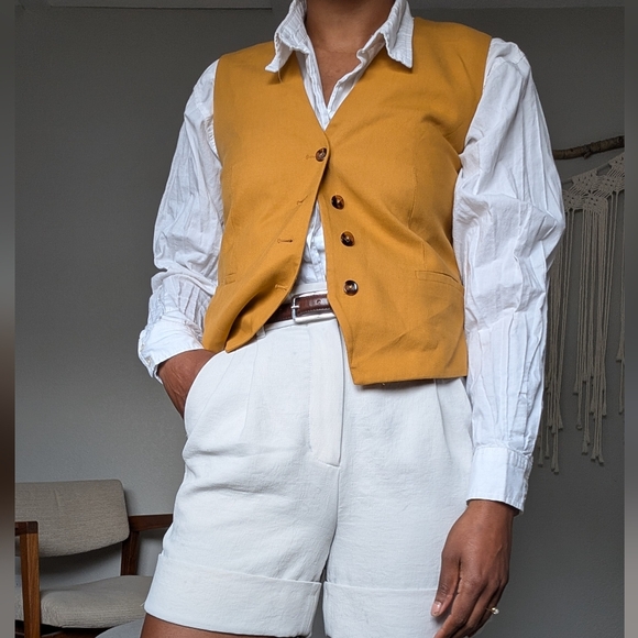H&M Mustard Vest NWT - Picture 7 of 8